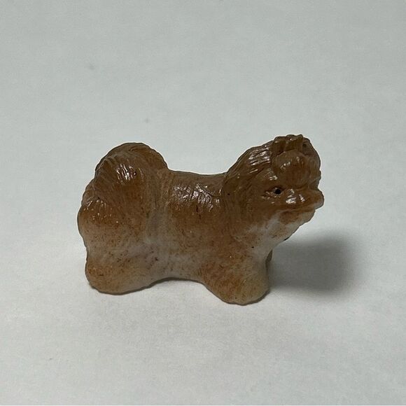 Set Of 4 Rubber Dog Figure Pencil Topper Poodle, Pekingese, Yorkie, Afghan Hound - Picture 8 of 14